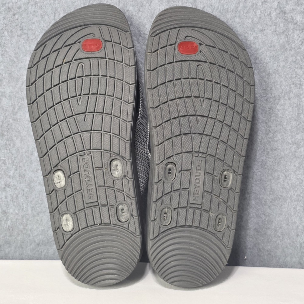 Hey Dude Slip On Sandles Men's Size 12 (US) Gray - Picture 6 of 9